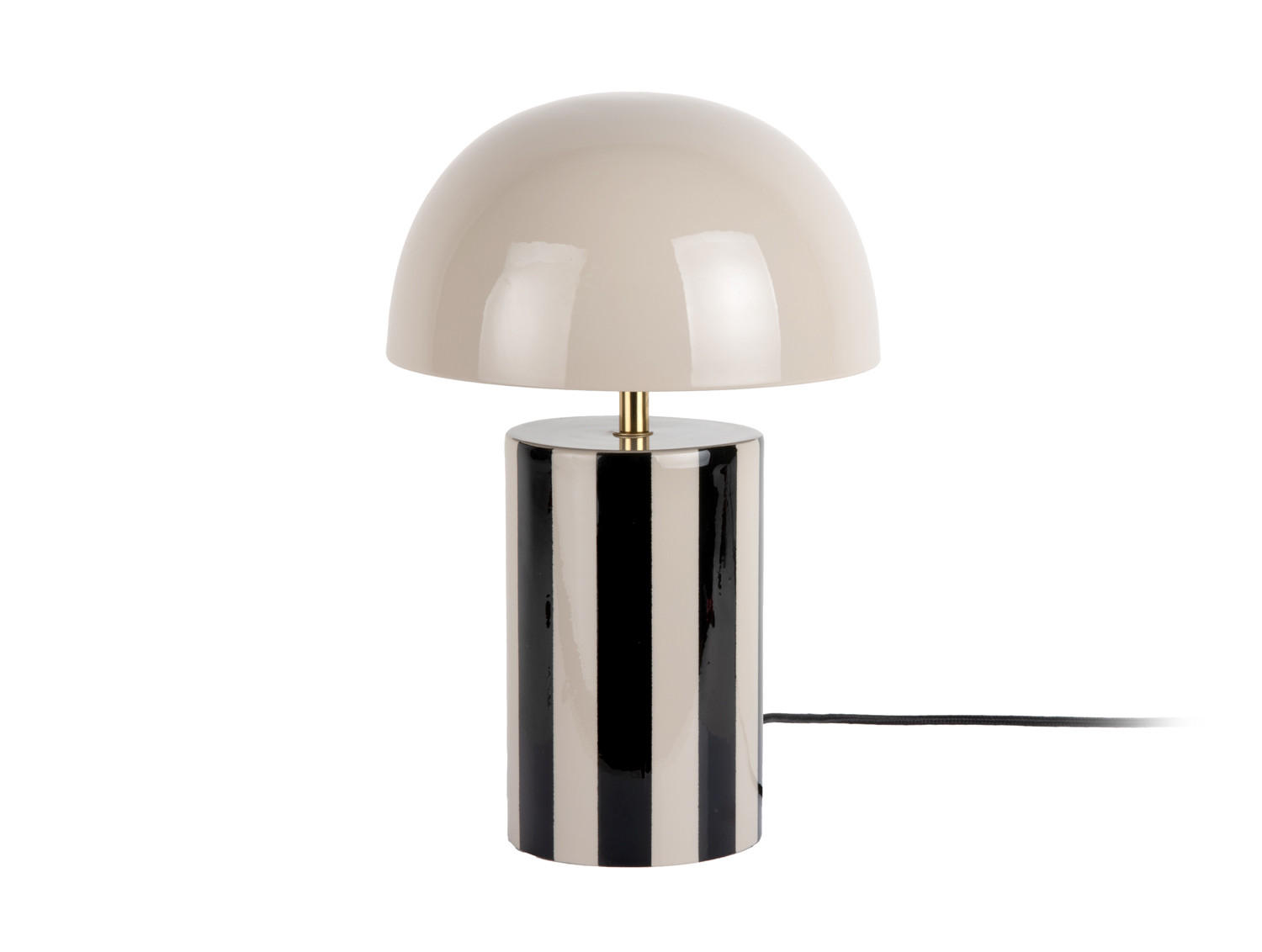 Leitmotiv Tischlampe Schwarz 25x34x25 cm