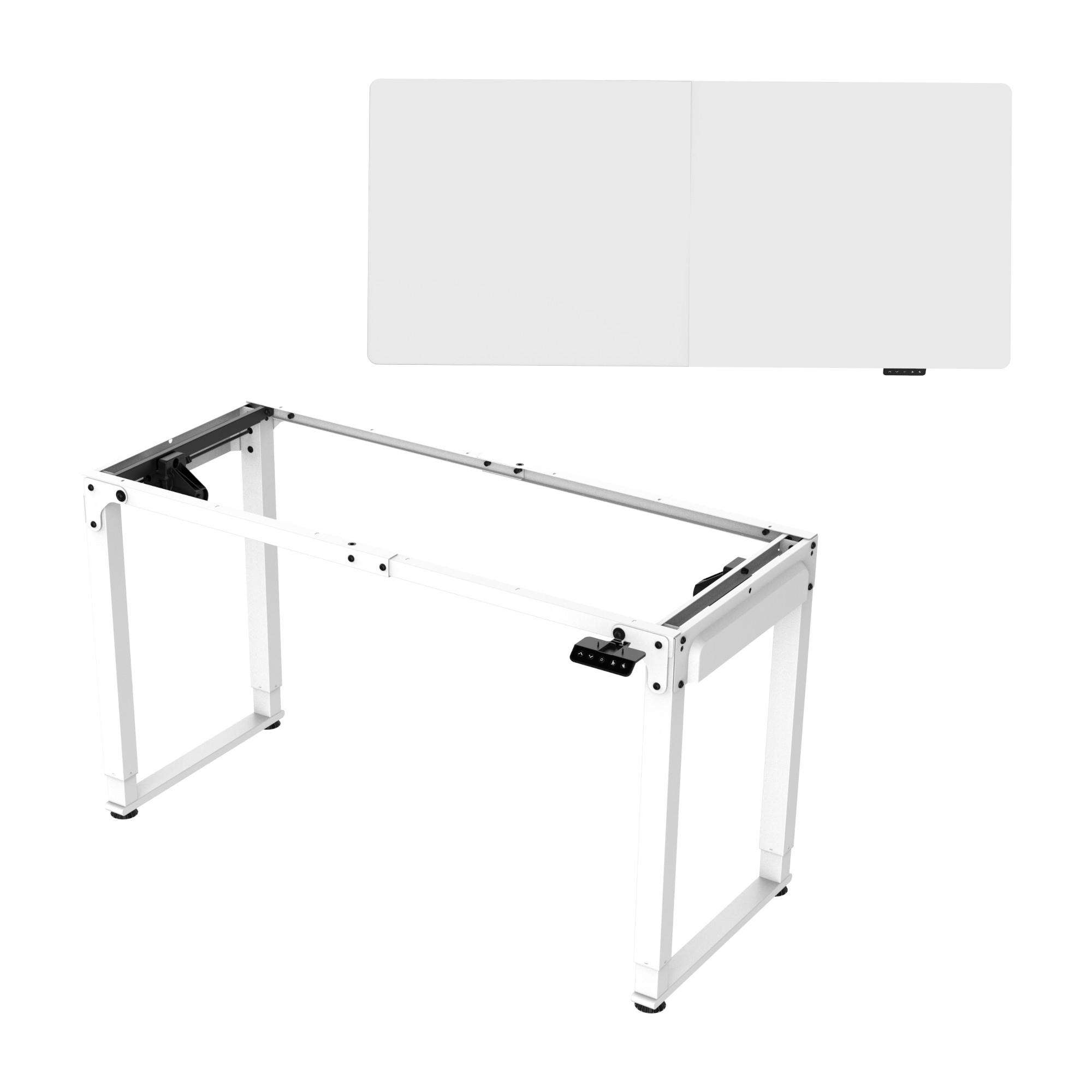 pro.tec Schreibtisch Weiß 80x72x180 cm