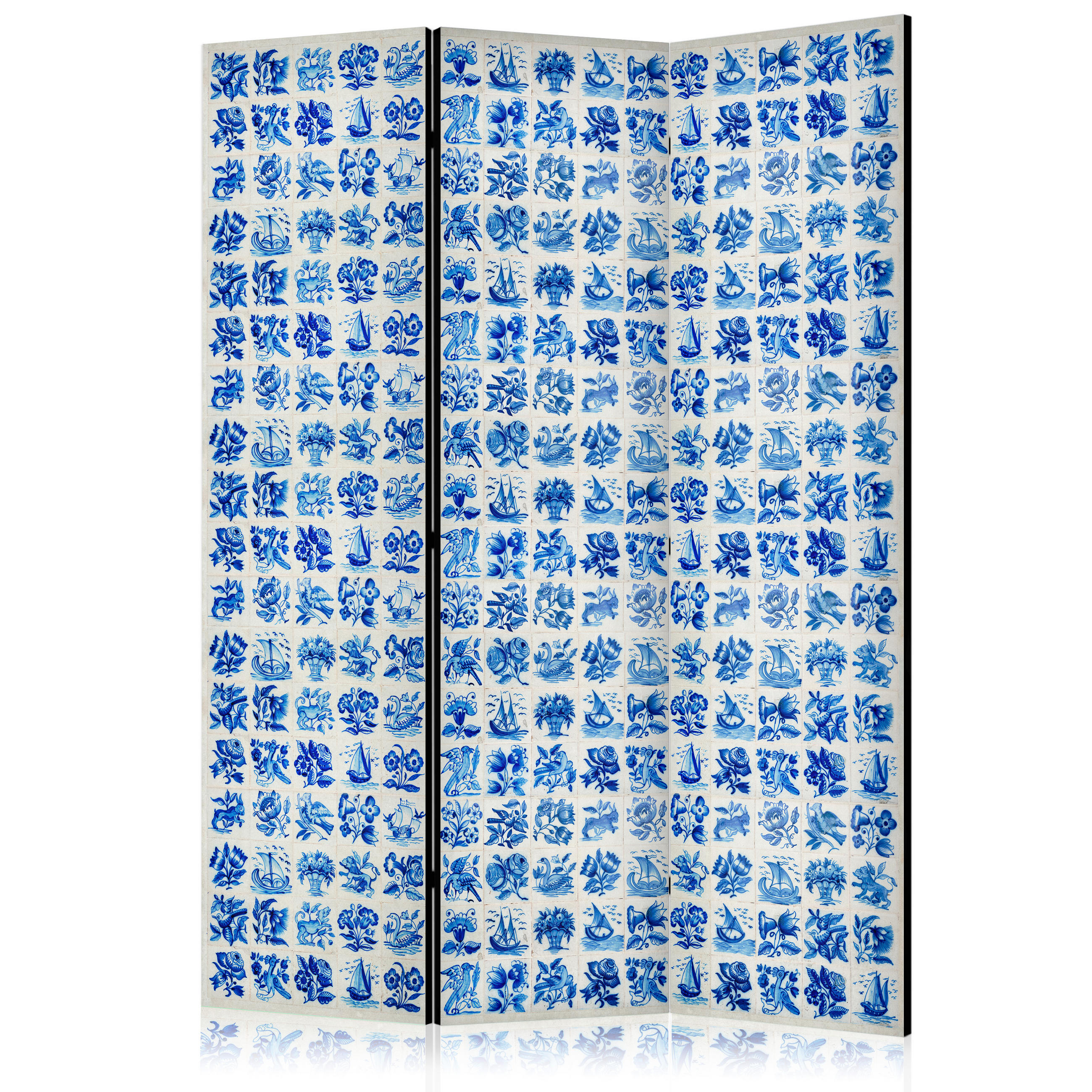 Muralo Paravent Blau 135x172x3 cm