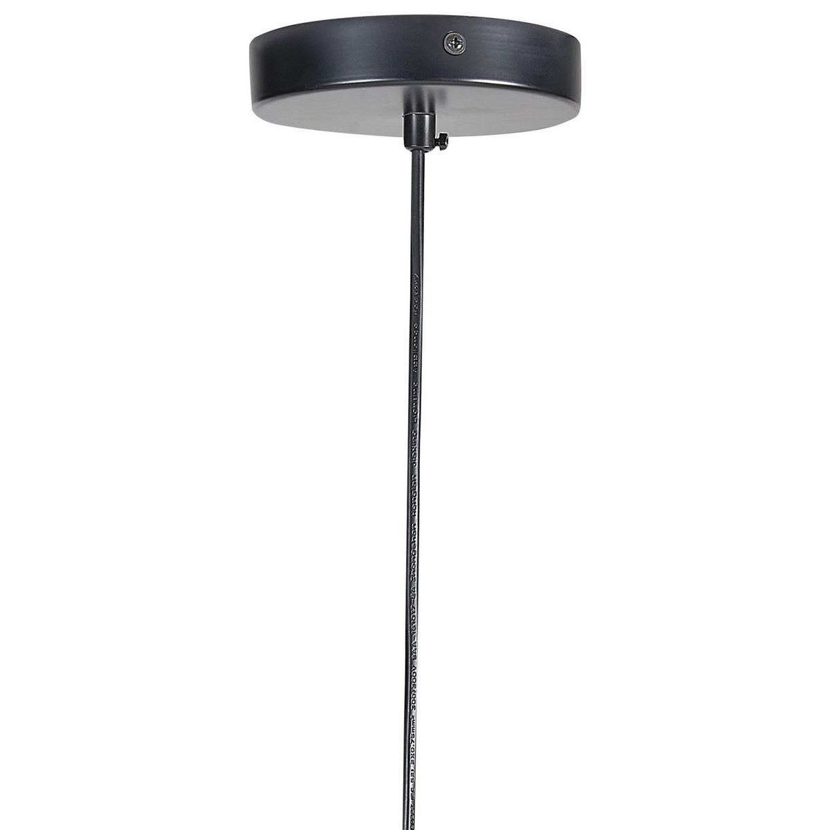 HÄNGELEUCHTE Maguse 23/23/154 cm - Schwarz, Metall (23/59/154cm) - Beliani