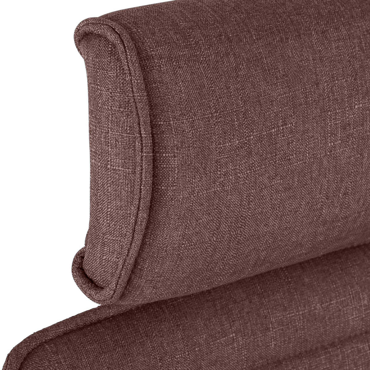CHEFSESSEL Stoff Braun - Chromfarben/Braun, Textil/Metall (60/117/67cm) - CLP