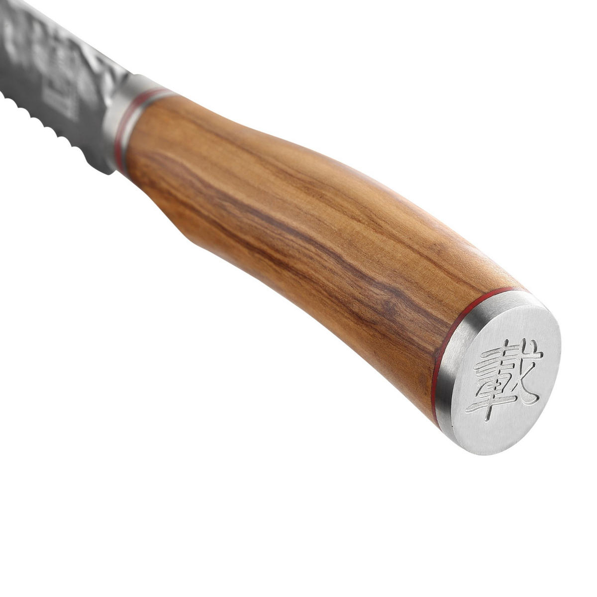 BROTMESSER 20 cm - Braun, Holz/Metall (34cm) - Zayiko