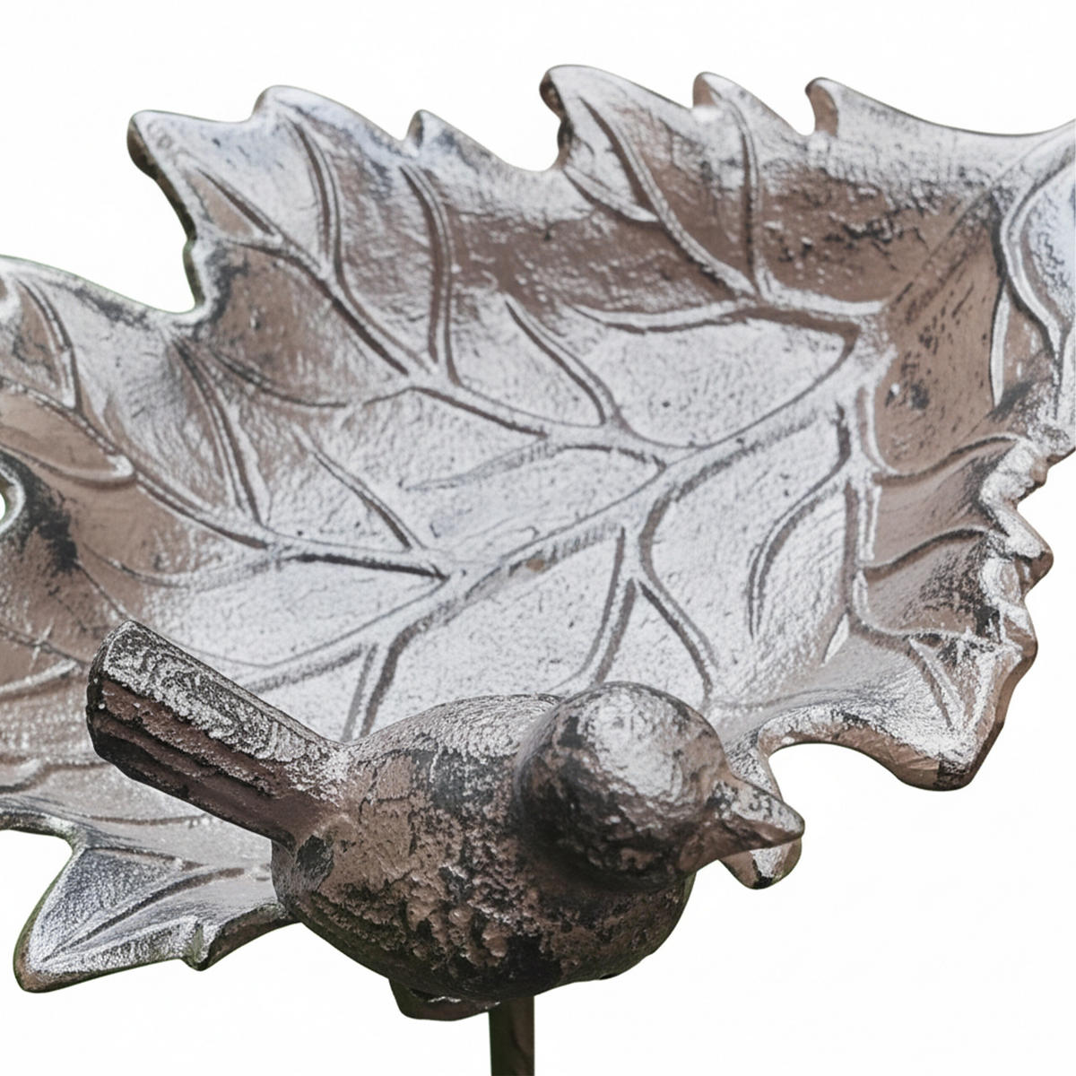 VOGELTRÄNKE - Dunkelbraun, Metall (22.5/93/14cm) - Relaxdays