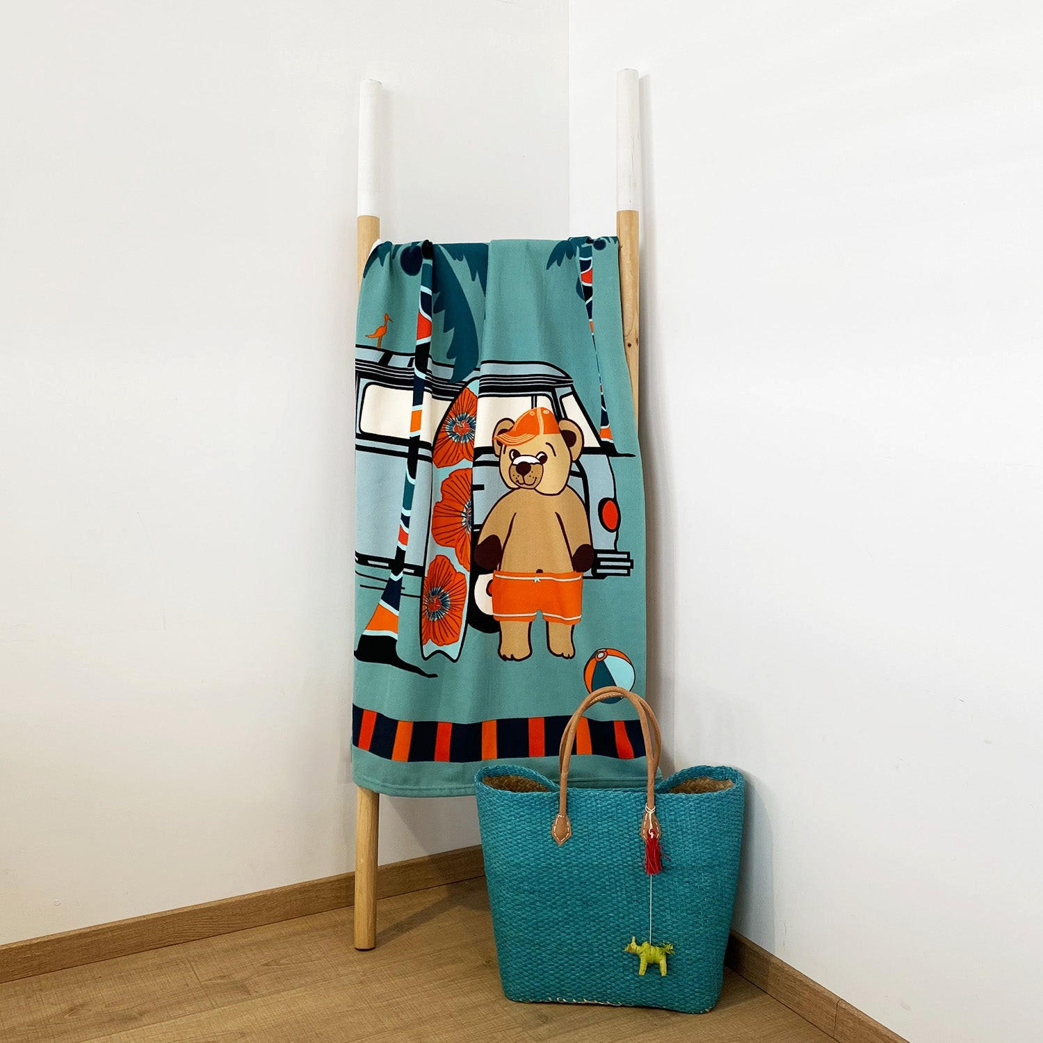 MIKROFASER STRANDTUCH Surfista 70x140 250 g/m² duck Blue - Blau, Textil (70/140cm) - LE COMPTOIR DE LA PLAGE
