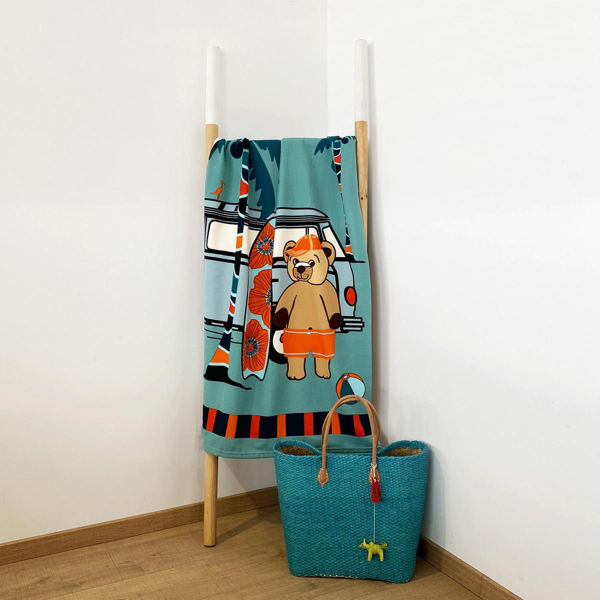 MIKROFASER STRANDTUCH Surfista 70x140 250 g/m² duck Blue - Blau, Textil (70/140cm) - LE COMPTOIR DE LA PLAGE