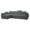 ECKSOFA Boston LCP, Seite: Links LCP+2R+1P(65) - Silberfarben/Grau, Holz/Textil (320/170cm) - MIRJAN24