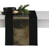 TISCHLÄUFER Fever - Goldfarben, Textil (180/35/1cm) - home&you
