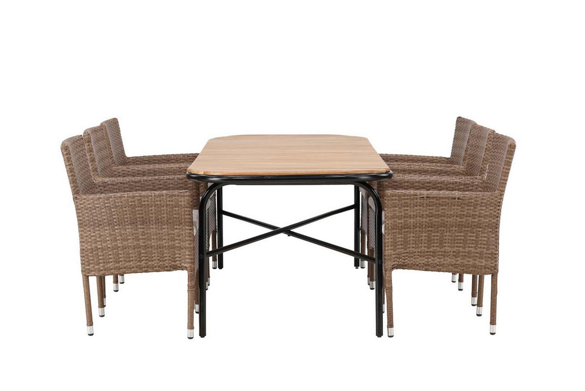 GARTENSET natur - Naturfarben, Holzwerkstoff - ebuy24