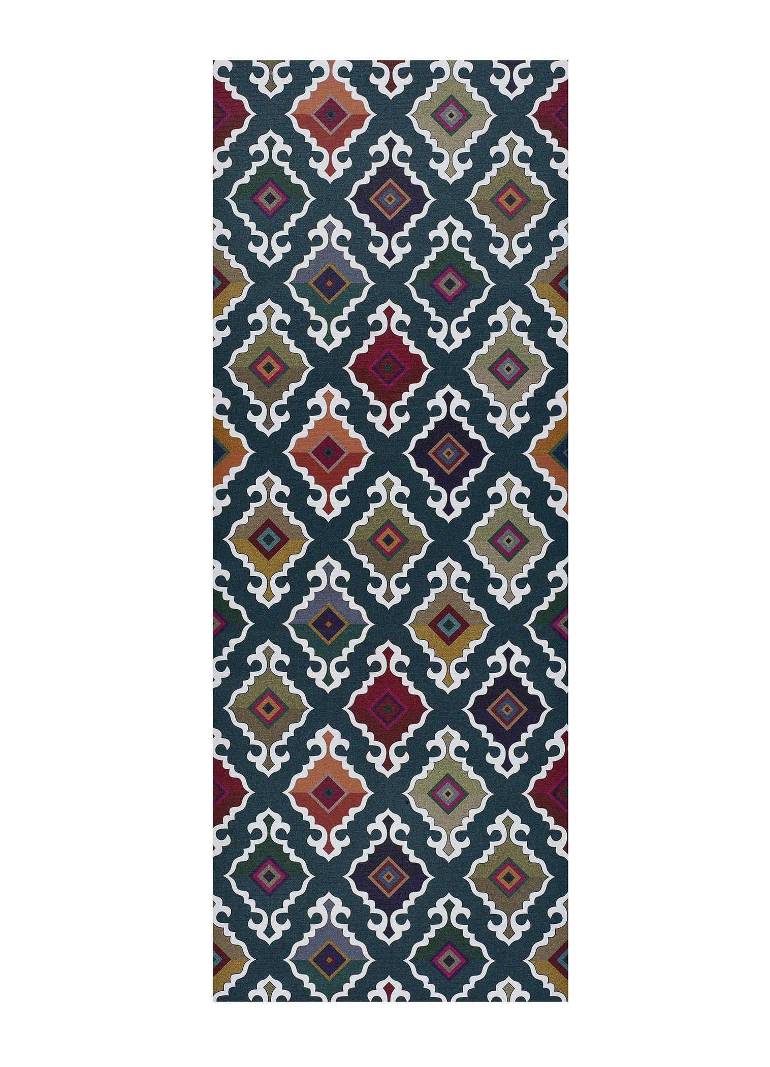 VINYL-KÜCHENTEPPICH Grün Ricci 52/100 cm - Grün, Kunststoff/Textil (52/100cm) - Atticgo