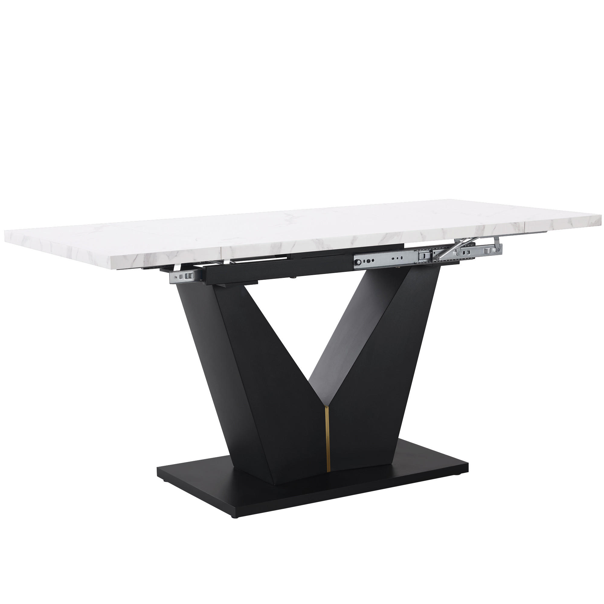 ComfortXL Esstisch Weiß 99x75x75 cm