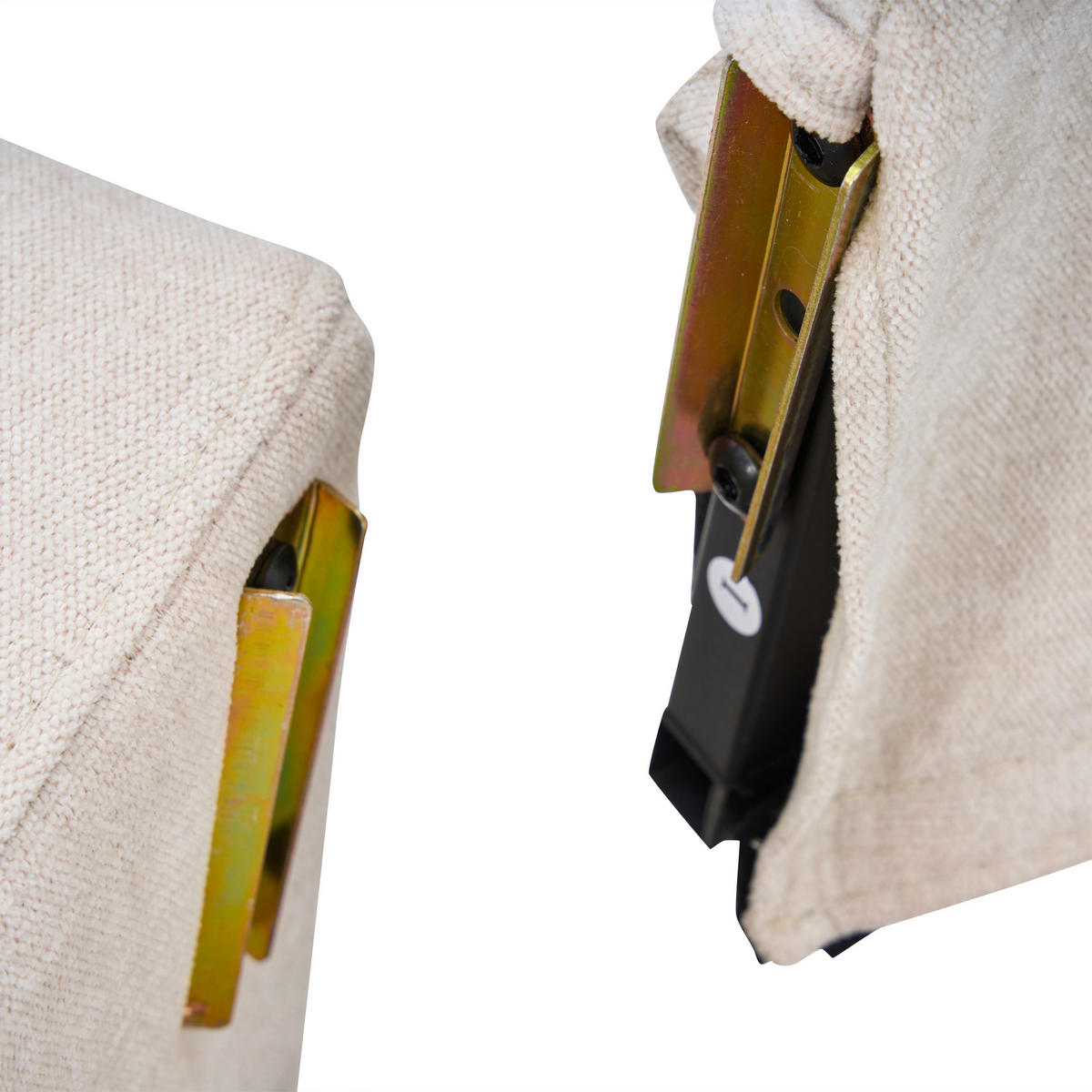 ROHOVÁ SEDAČKA 202/137/80 cm Béžová - béžová, textil (137/202cm)