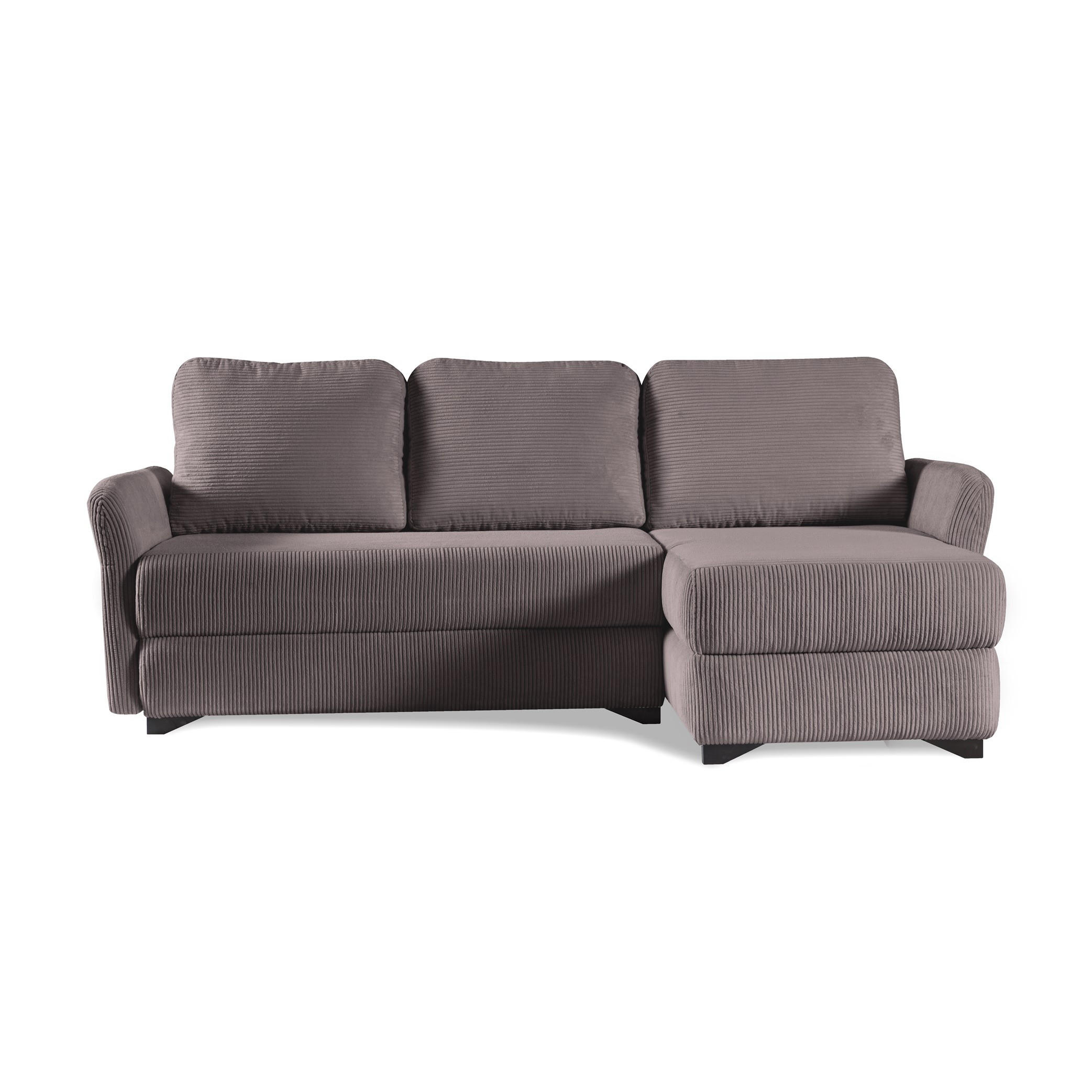 ECKSOFA Volt Braun, universal Ecksofa mit Schlaffunktion - Braun, Holzwerkstoff/Textil (238/155cm) - Bettso