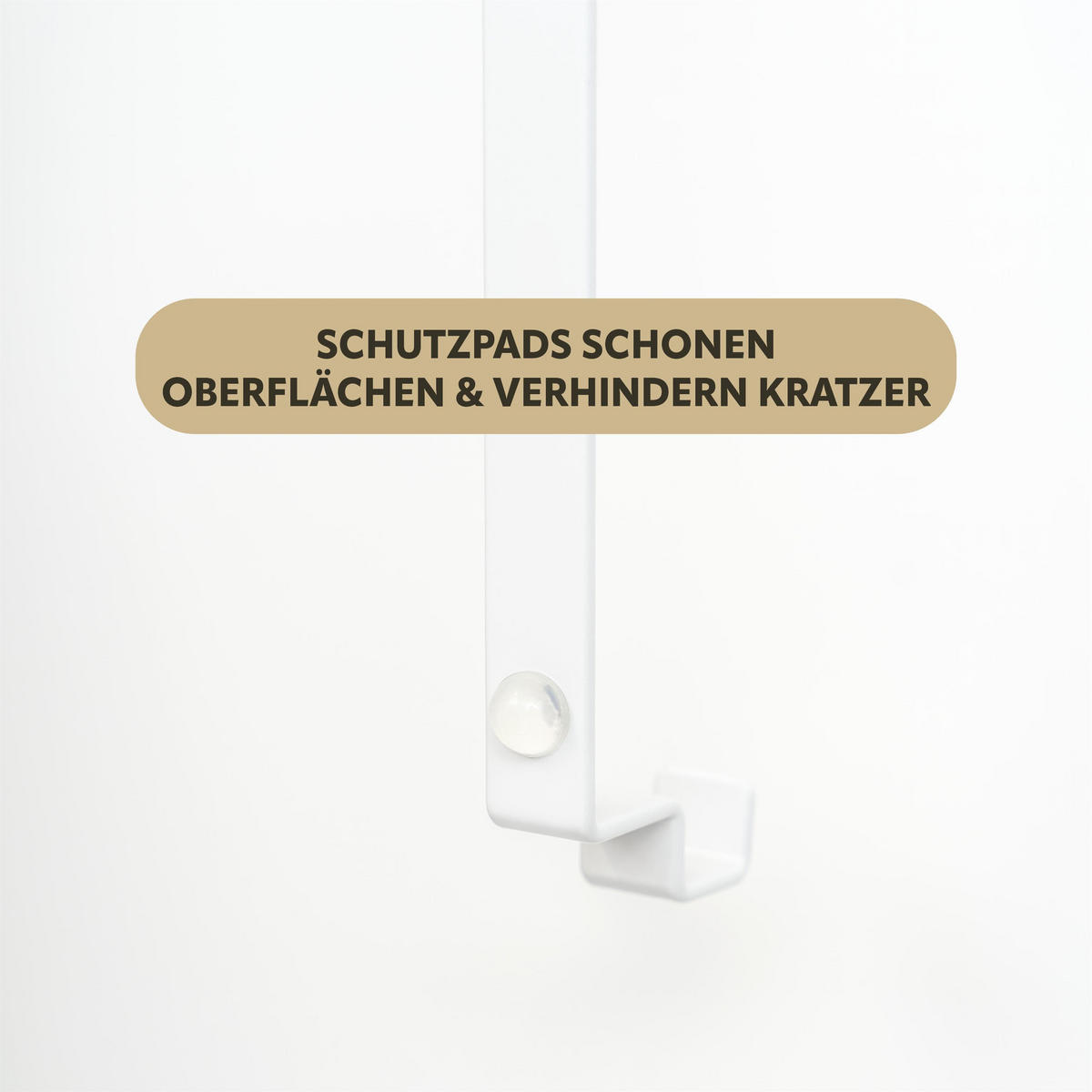 TÜR-HÄNGEREGAL, weiß - Weiß, Holz (65/86/17cm) - eluno