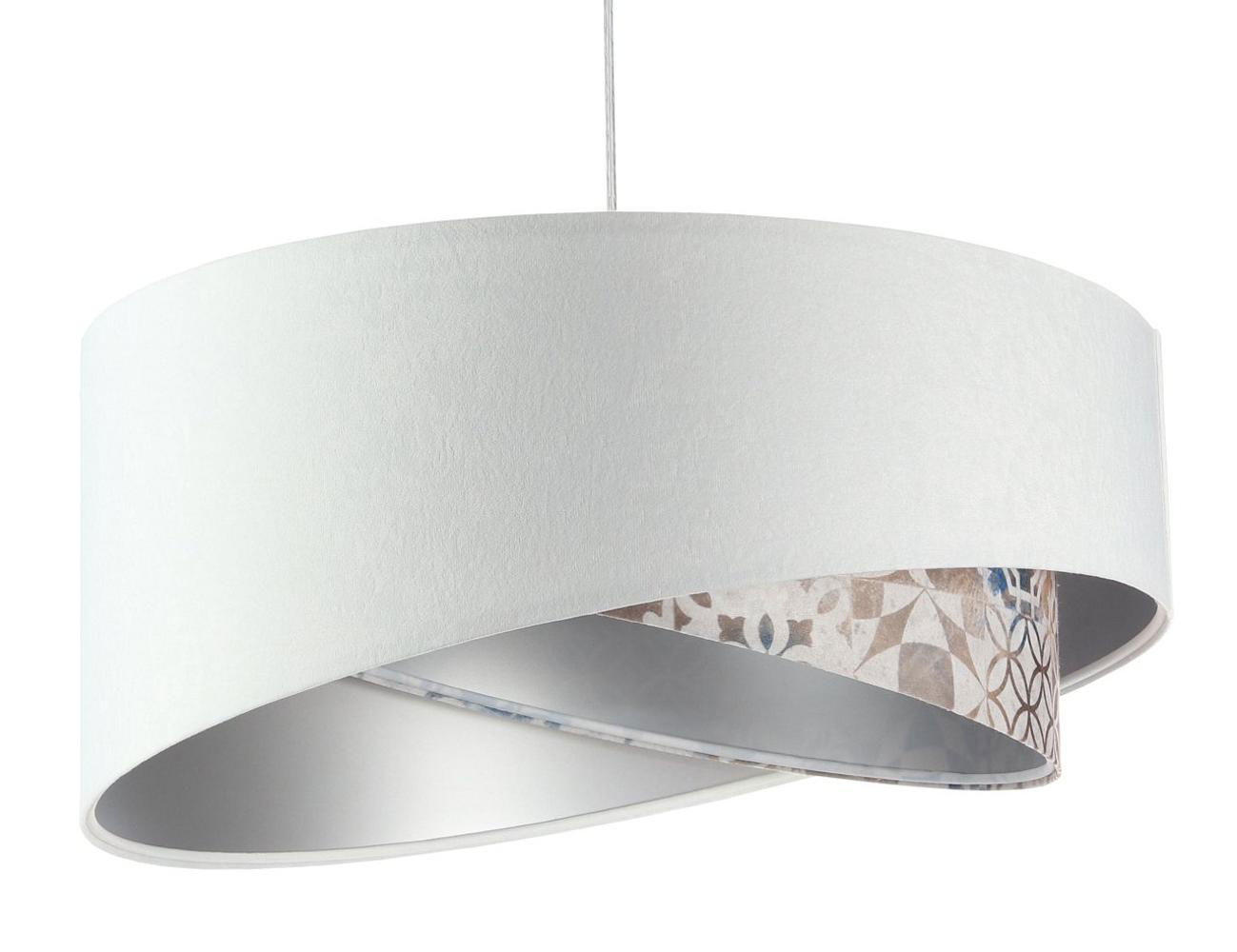 HÄNGELEUCHTE Weiß 50/23 cm - Beige, Kunststoff (50/1/23cm) - ONZENO