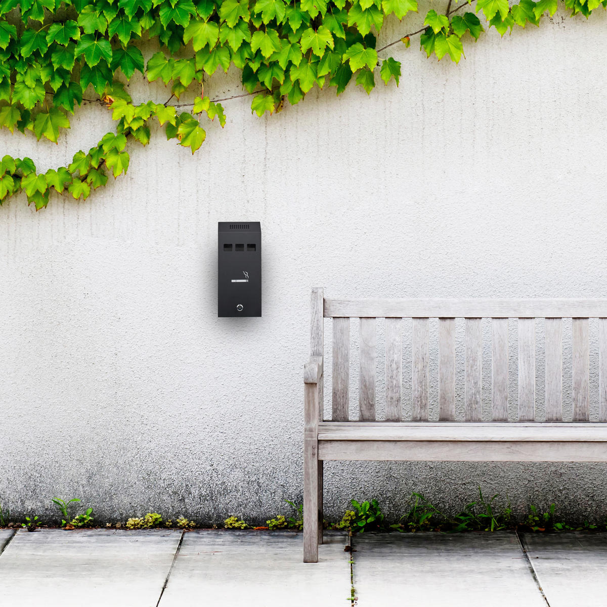 WANDASCHENBECHER - Schwarz, Metall (15cm) - Relaxdays