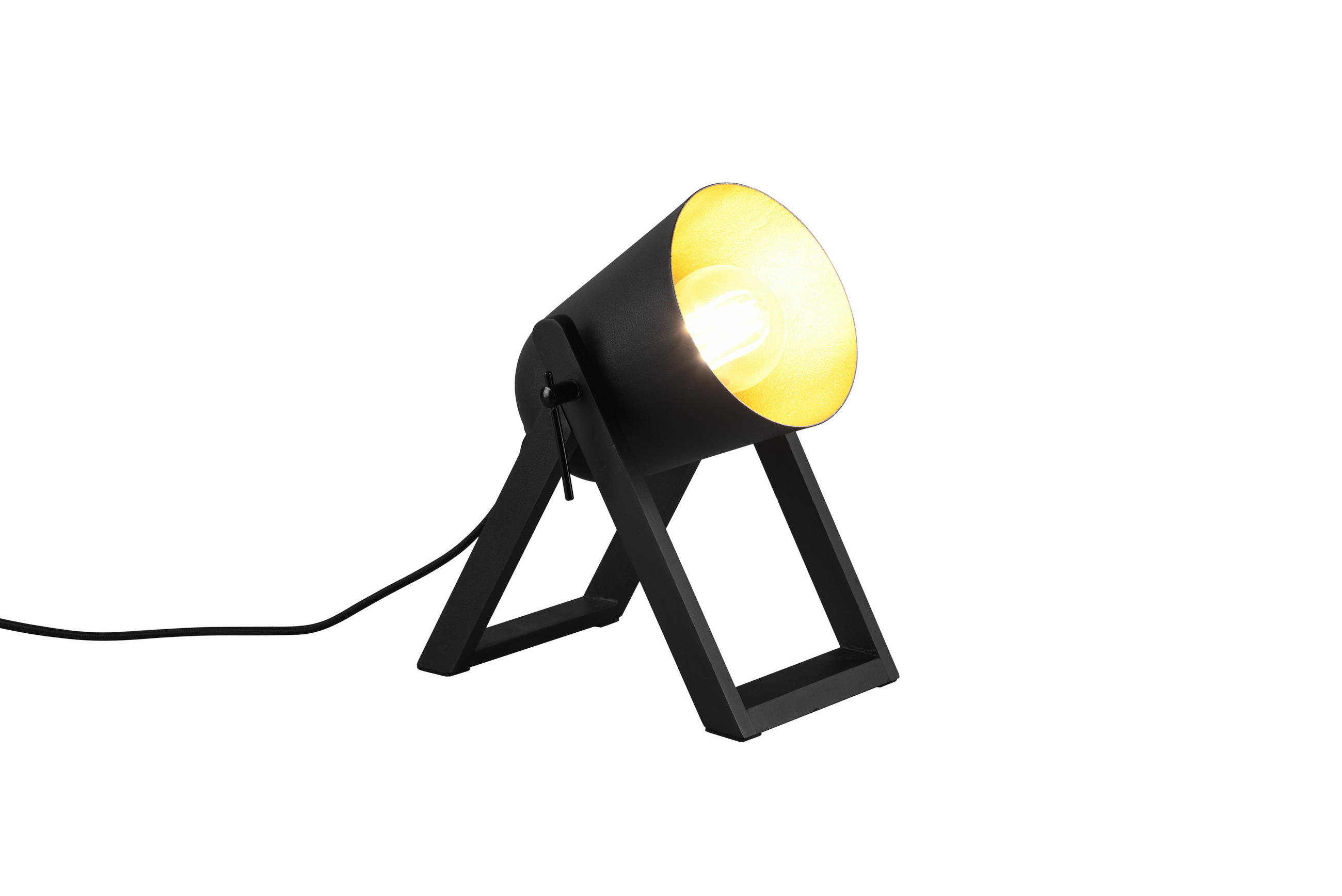 Trio Leuchten Tischlampe Schwarz 19.5x21x19.5 cm