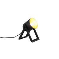 TISCHLAMPE MARC - Schwarz - 0/0/21 cm - Schwarz, Holzwerkstoff (19.5/19.5/21cm) - Trio Leuchten