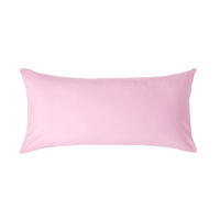 KISSENBEZUG Perkal, Ägyptische Baumwolle, Fadendichte 200 - Rosa, Textil (40/80cm) - Homescapes