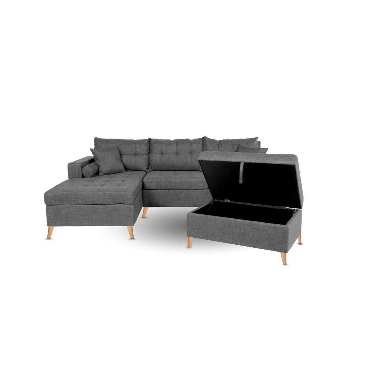 SOFAFUSS DEDO - Menge: 1 - Schwarz, Metall (15/13/5.5cm) - Home Deluxe