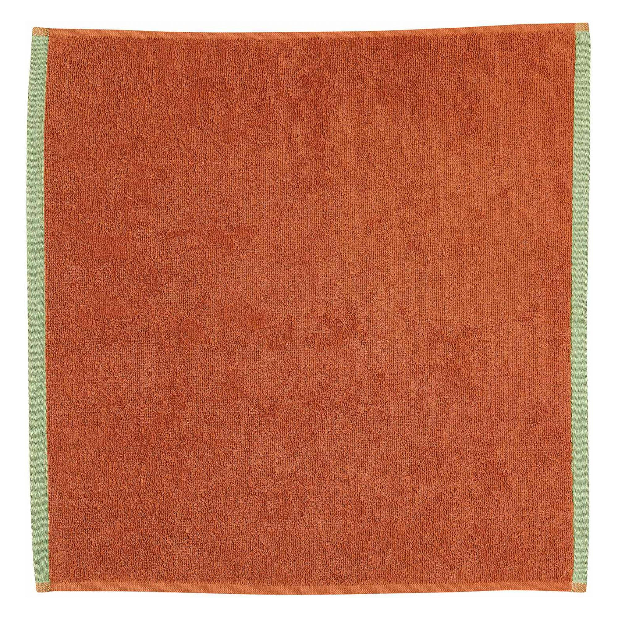 ZWEIFARBIGES HANDTUCH Cara zimt 50 x 50 cm - Braun, Textil (50/50cm) - Winkler