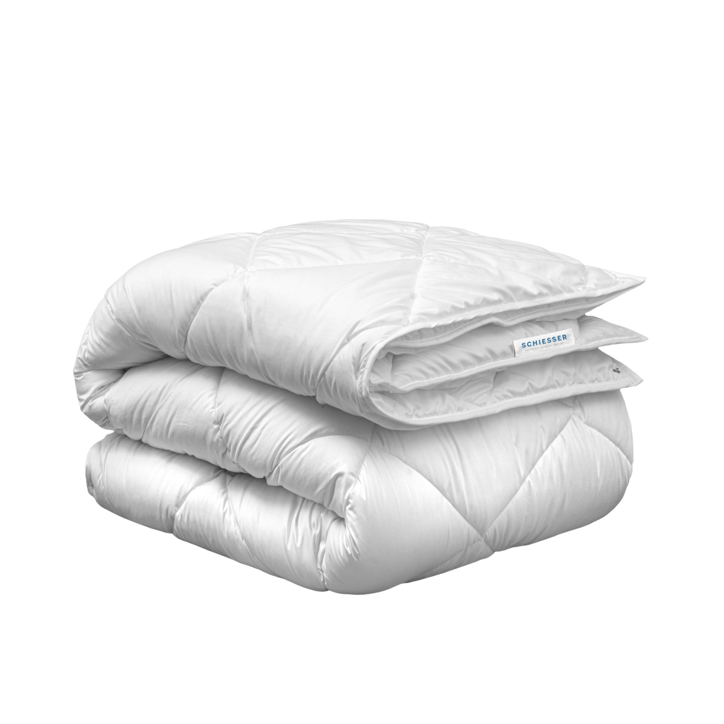 BETTDECKENSET 4-Jahreszeiten Lykke - 2-teilig - 135 x 200 cm - Weiß - Weiß, Textil (135/200cm) - SCHIESSER