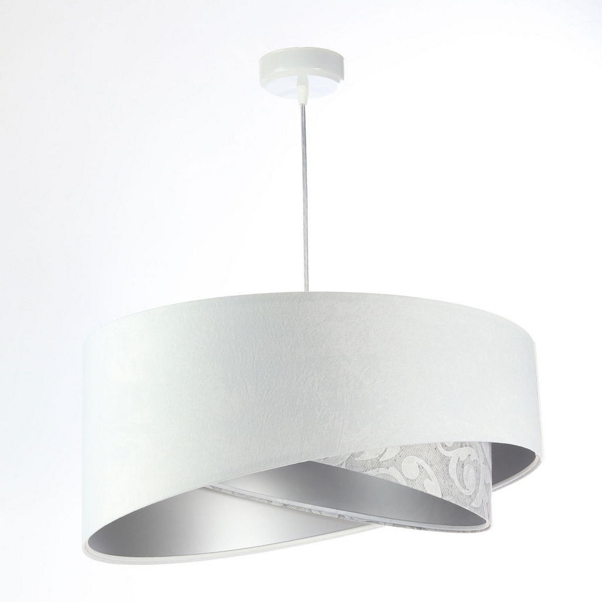 HÄNGELEUCHTE Grau 50/23 cm - Grau, Kunststoff (50/1/23cm) - ONZENO