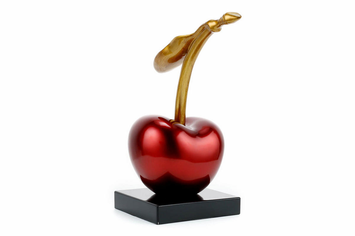 SKULPTUR Rot 23/21 cm - Rot, Stein (1.65/21/11cm) - KUNSTLOFT