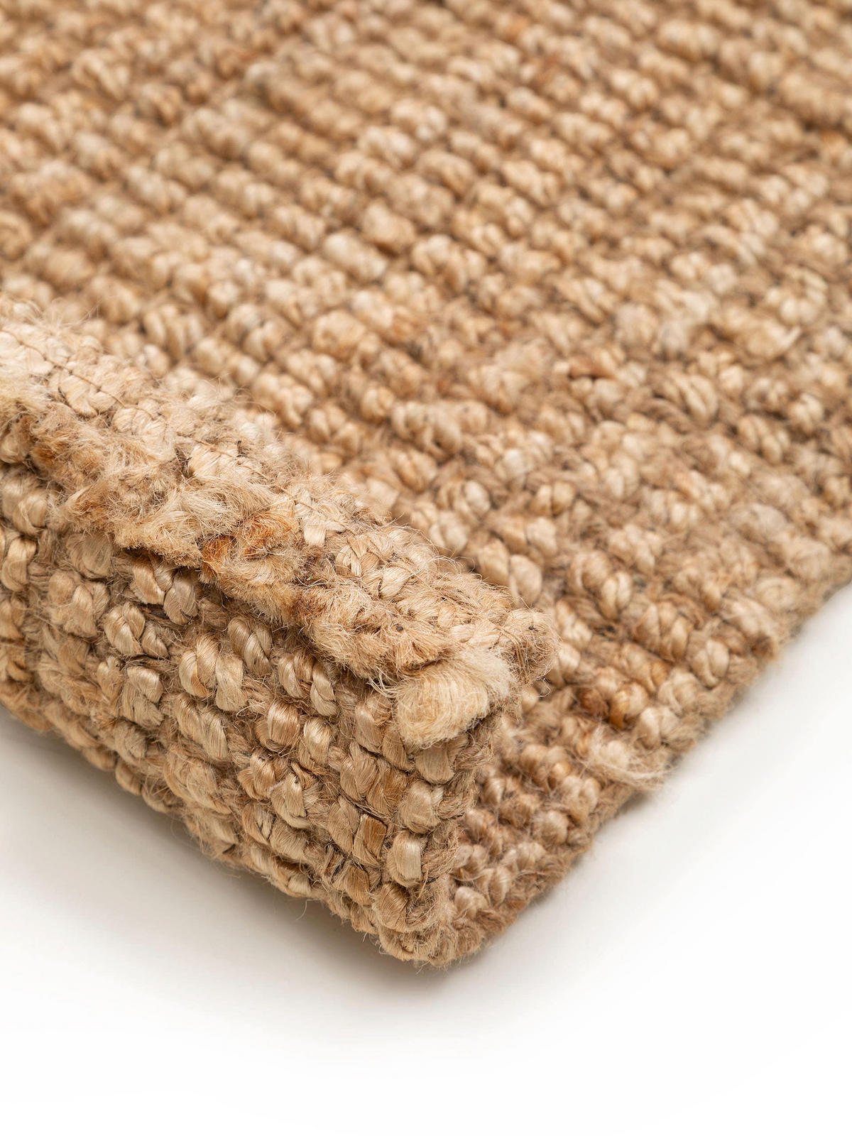 JUTETEPPICH Svea Natur 200x300 cm - Naturfarben, Textil (200/300cm) - benuta Pure