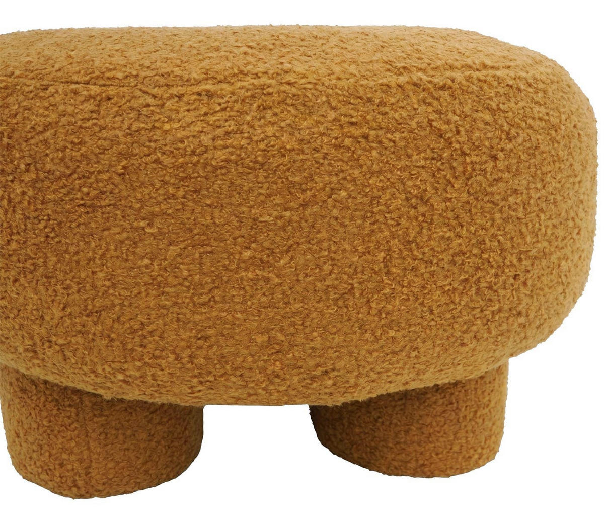 HOCKER Gelb - Gelb, Textil (55/40/55cm) - MCW