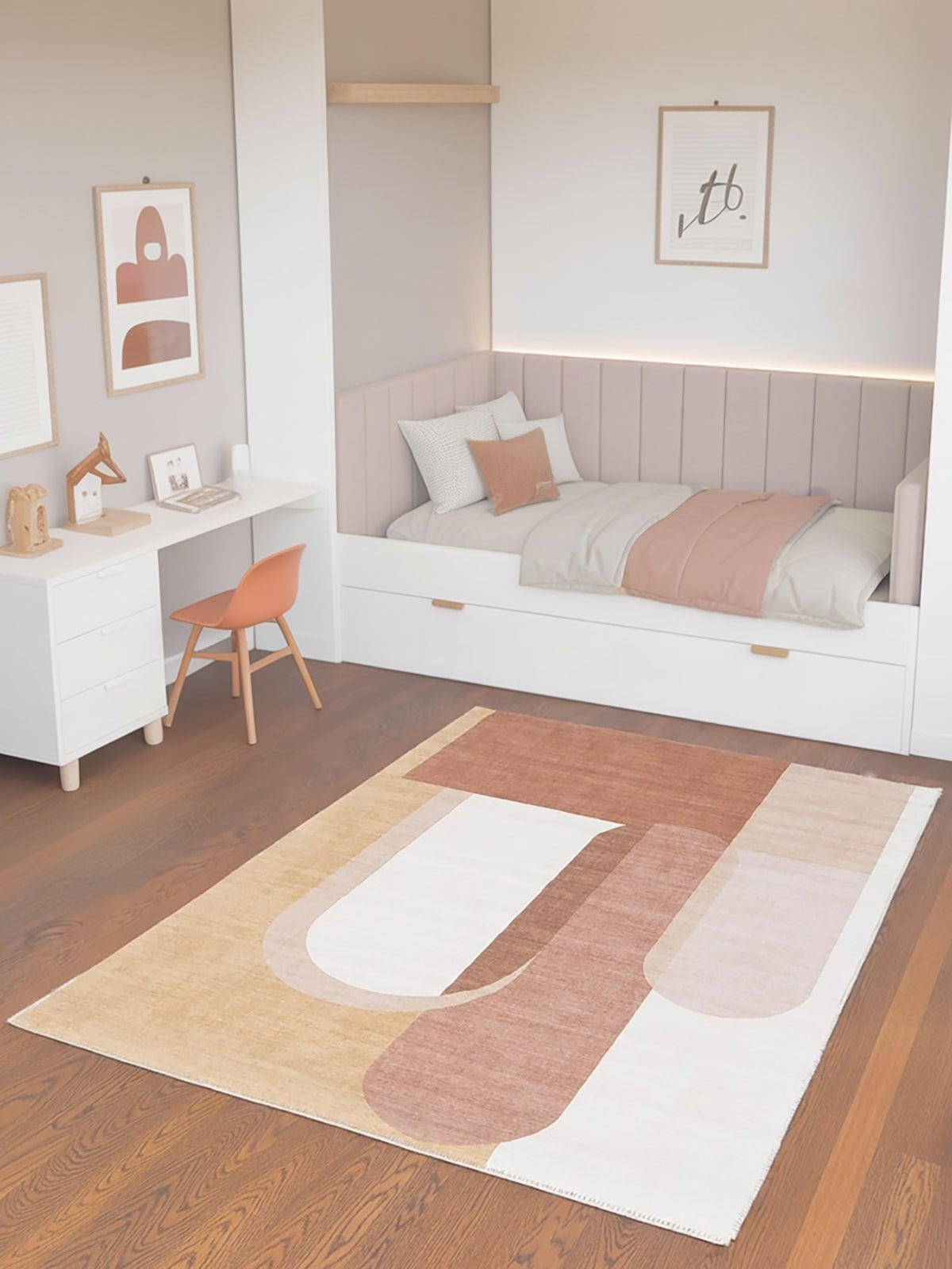 TEPPICH im zeitgenössischen Design terracotta - Terracotta, Textil (120/160cm) - AFK Living