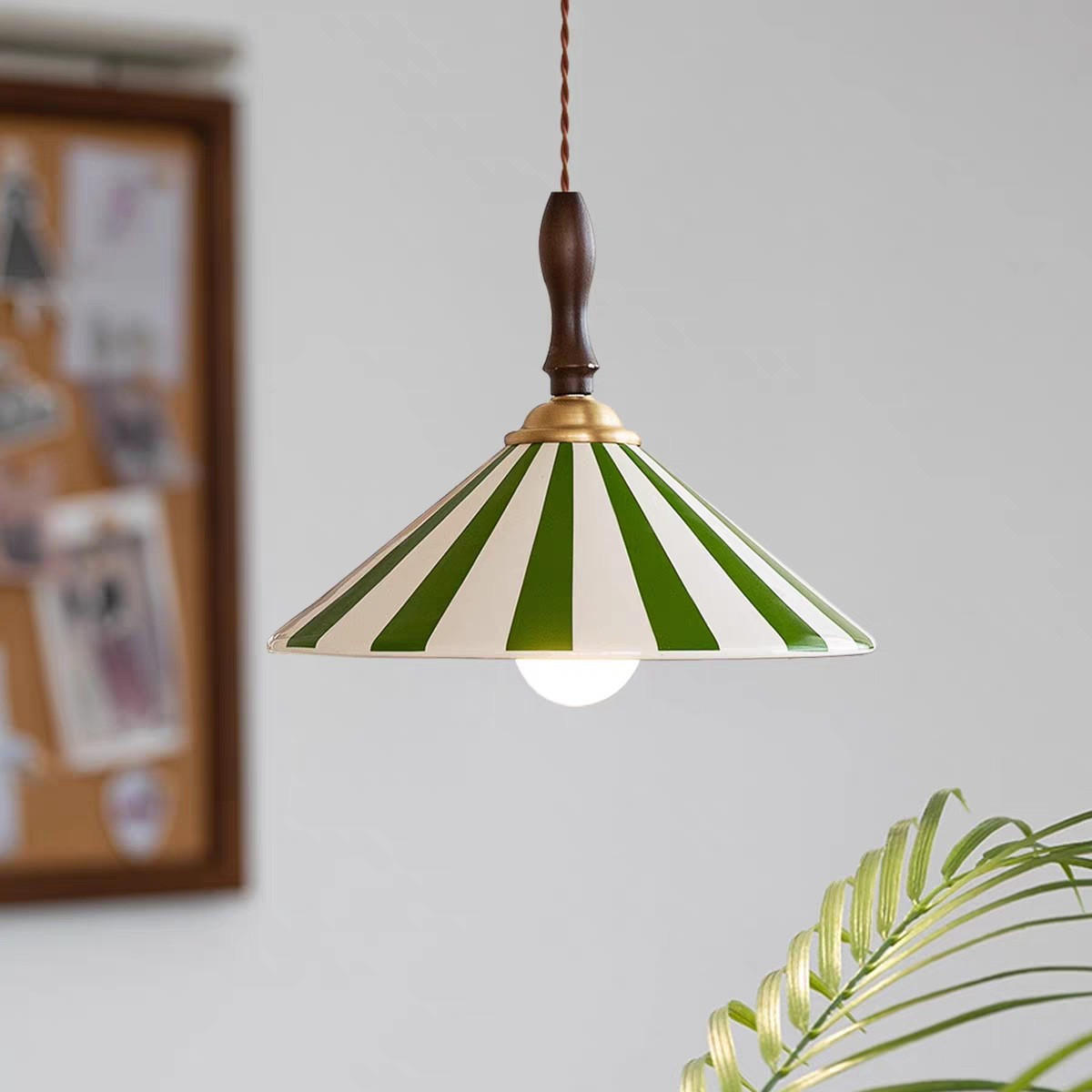 LED-HÄNGELEUCHTE 12W Grün 30/30/20-150 cm - Grün, Metall (30/30/20cm) - Authentics