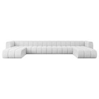 WOHNLANDSCHAFT modulares Sofa Joren-U3 - 501x177x70 cm Weiß - Weiß, Holzwerkstoff/Textil (501/70/177cm) - ALTDECOR