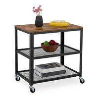 ROLLWAGEN - Multicolor, Holzwerkstoff/Kunststoff (60/61/40cm) - Relaxdays