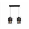 PENDELLEUCHTE Hege - Transparent/Anthrazit, Glas/Metall (12/35/80cm) - kiki design