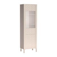 VITRINE Malumi MM-4 60 x 197 x 40,5 cm Kaschmir - Kaschmir, Holzwerkstoff (60/197/40.5cm) - Koseto