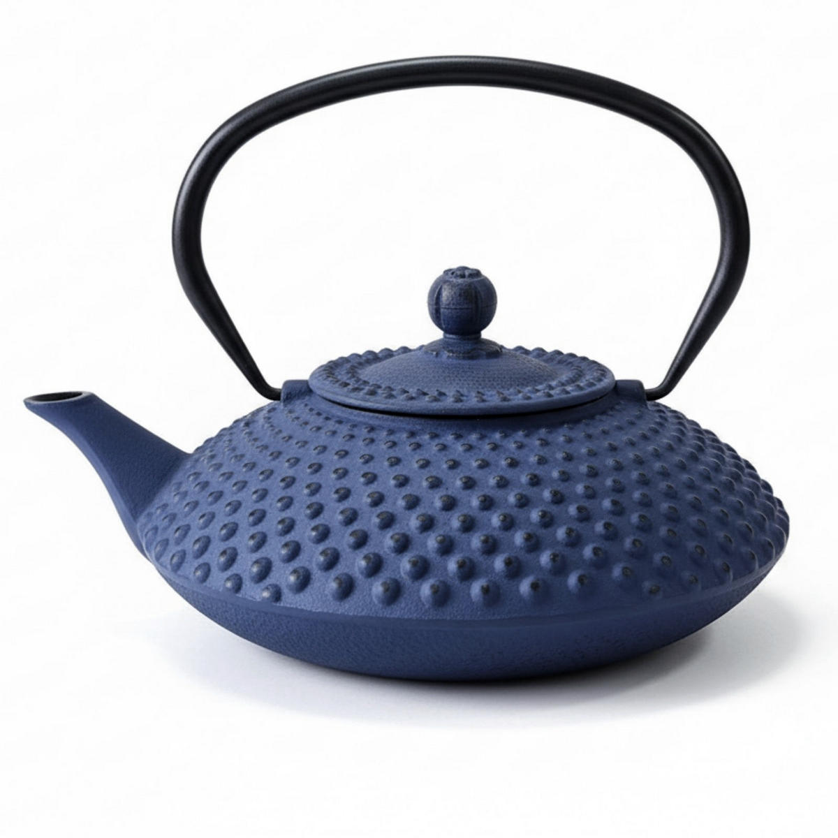 TEEKANNE Gusseisen Mika 1250 ml - Dunkelblau, Metall (1.25L) - AROMELIO