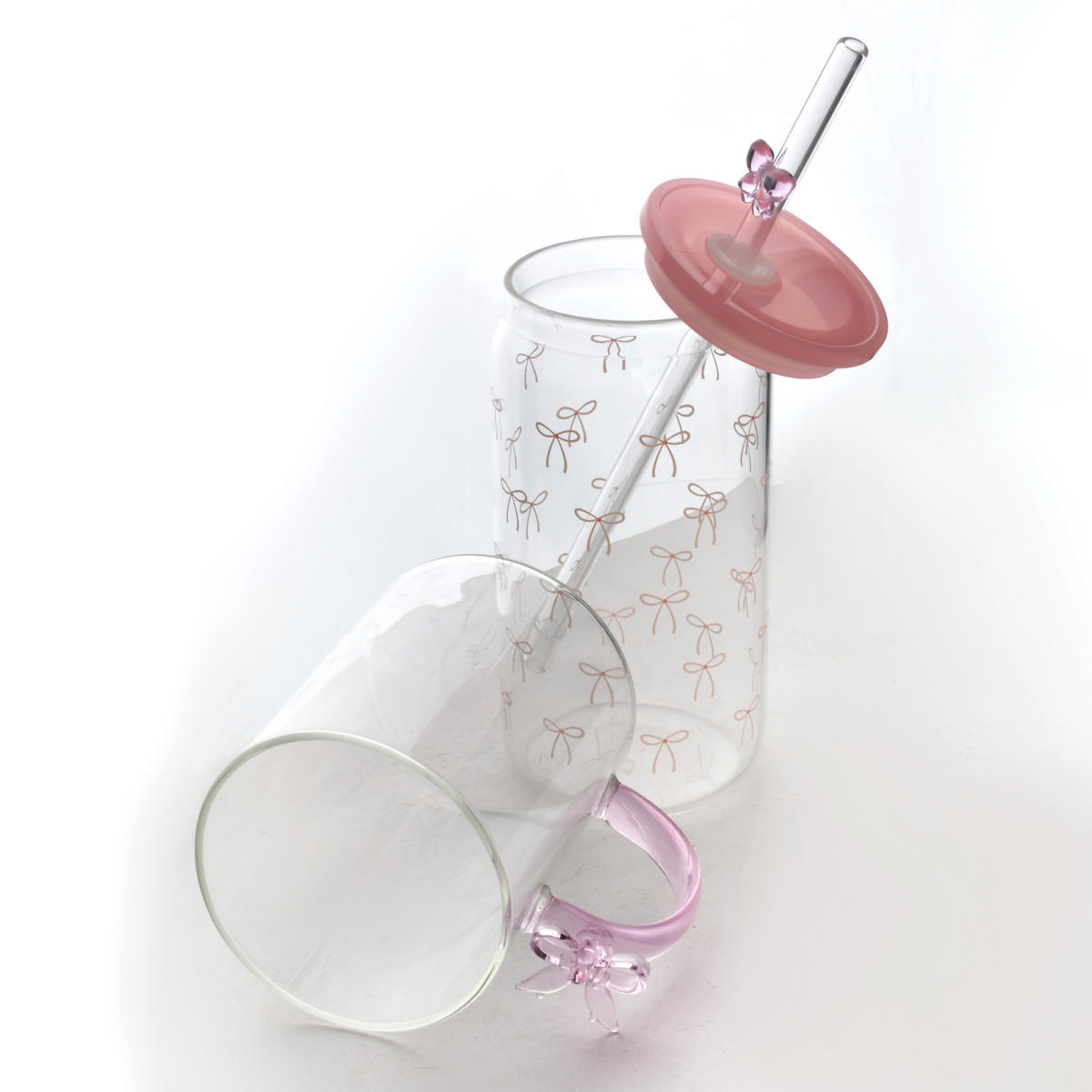 BECHER Peter Ribbon Transparent 8x11,5x10 cm Glas - Transparent, Glas (0.4L) - Mondex