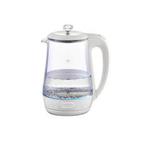 WASSERKOCHER ELEKTRISCH Weiß 14/14/21 cm MR052WHITE - Weiß, Glas (14/21/14cm) - Maestro 