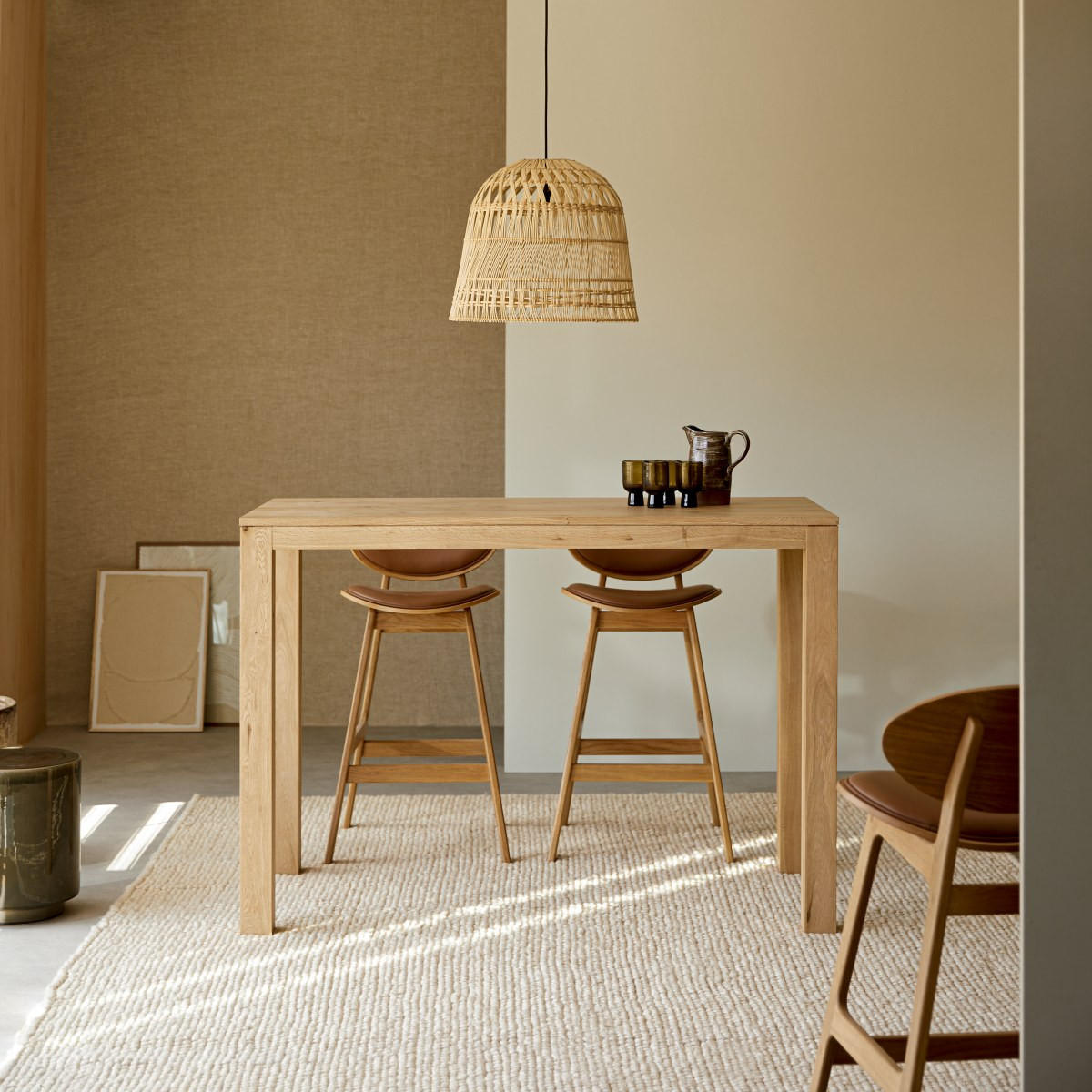 TISCH Eden Natur aus Eiche - Naturfarben, Holz (60/120/105cm) - Tikamoon