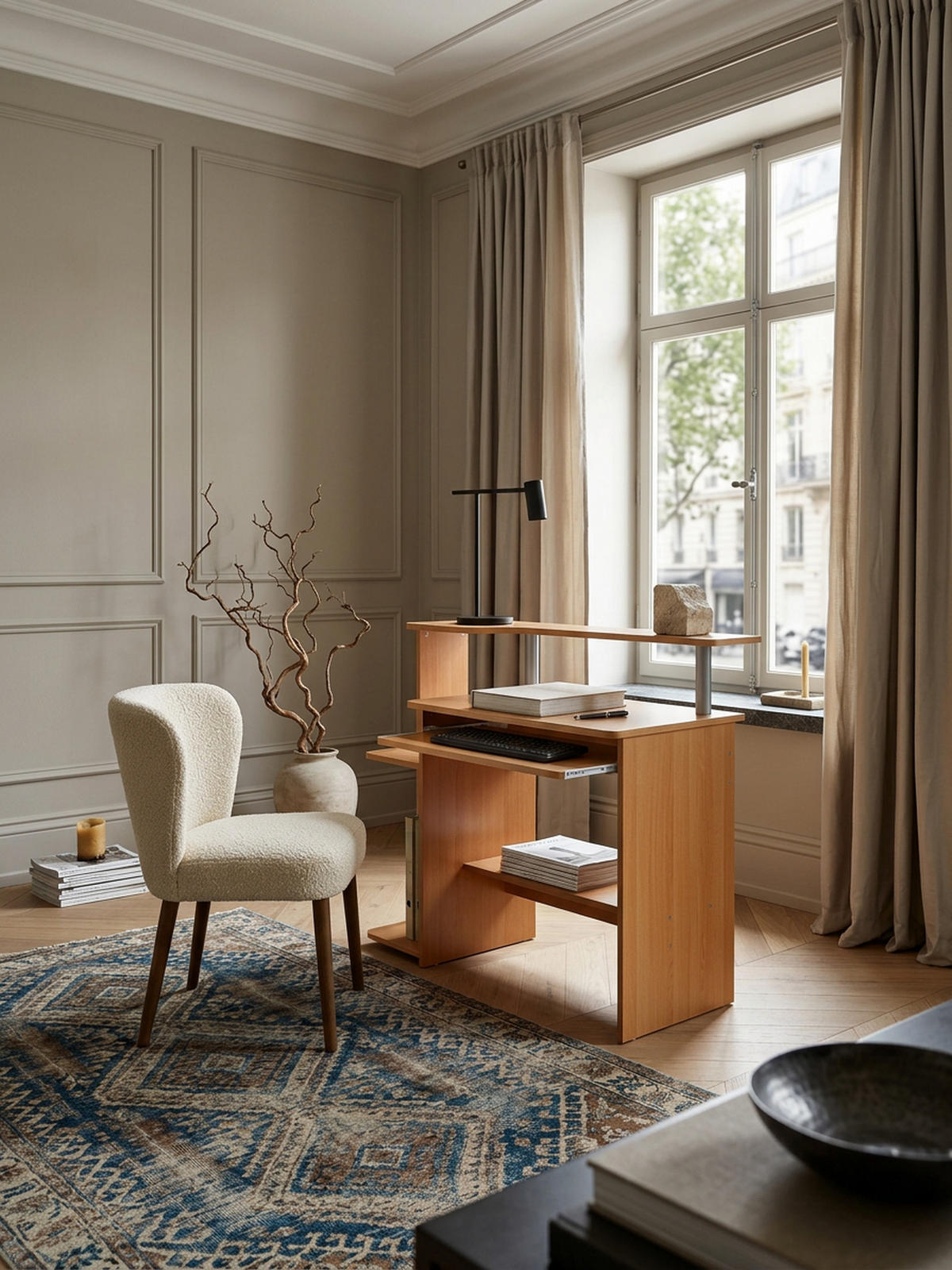 SCHREIBTISCH Computertisch ELBTRAUM Tastaturauszug, Braun 94x48x90 cm - Braun, Holz (48/94/90cm) - KADIMA DESIGN