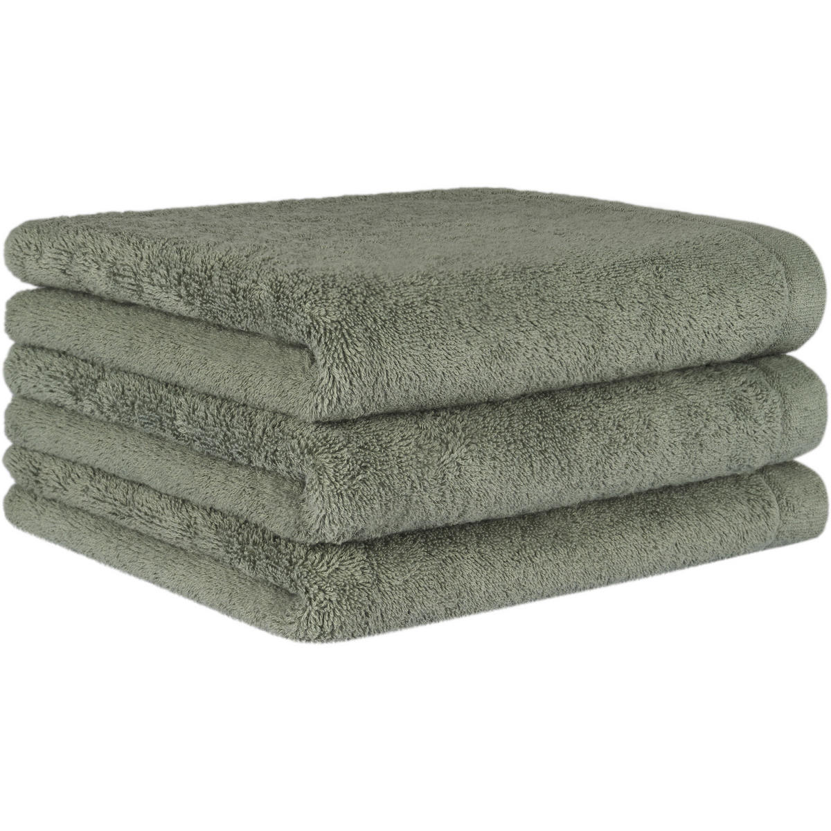 HANDTÜCHER LIFESTYLE UNI 7007 OLIV - 497 - Grün, Textil (16/22cm) - Cawö