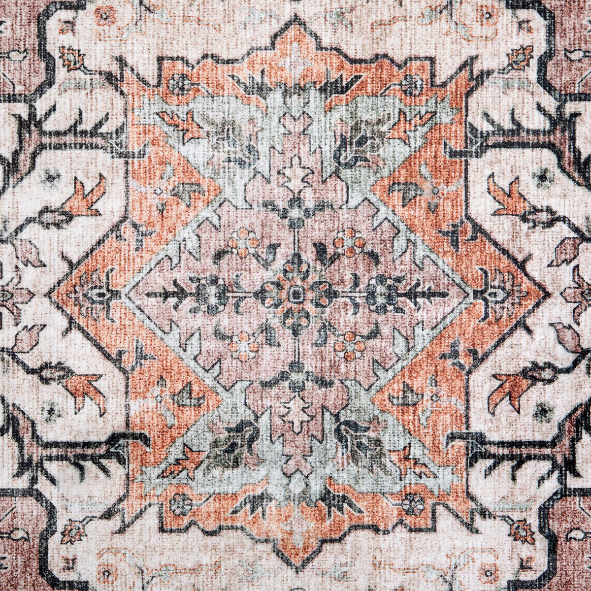 TEPPCIH TRADITIONAL - Rotbraun, Textil (160/230cm) - IDIMEX