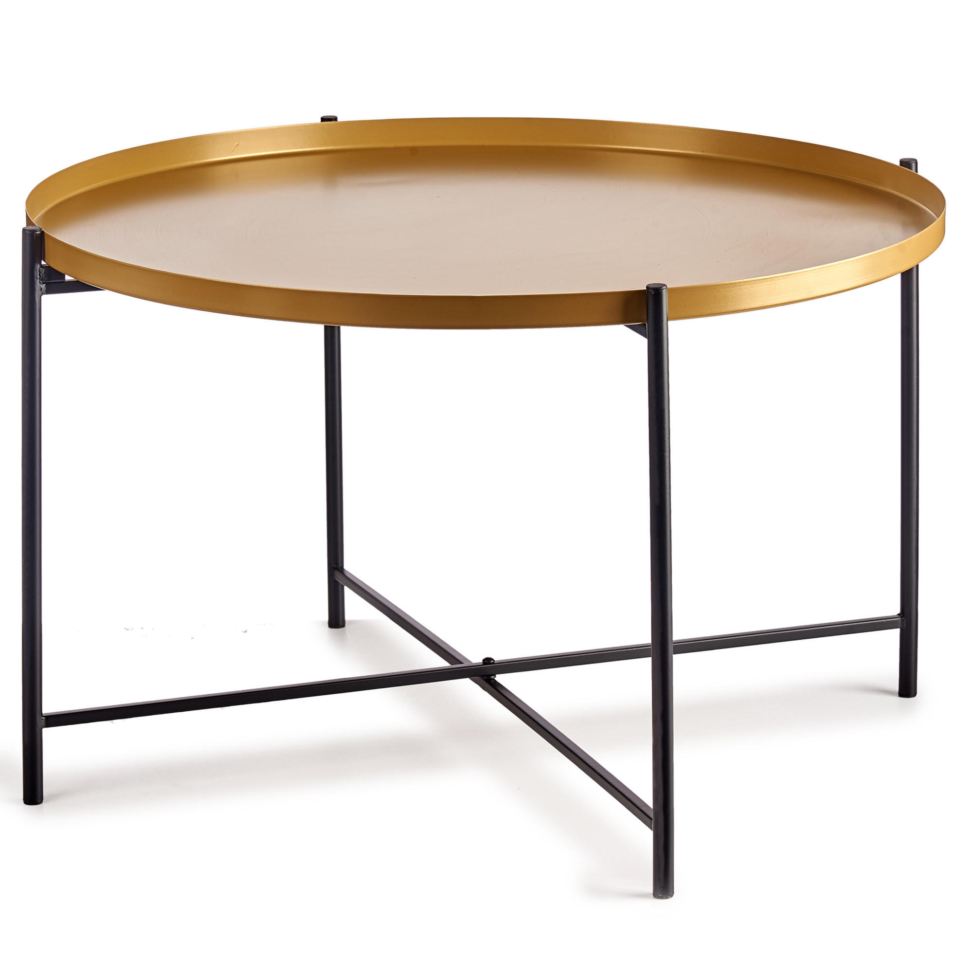 Giftdecor Kaffeetisch Gold 76.5x46x76.5 cm