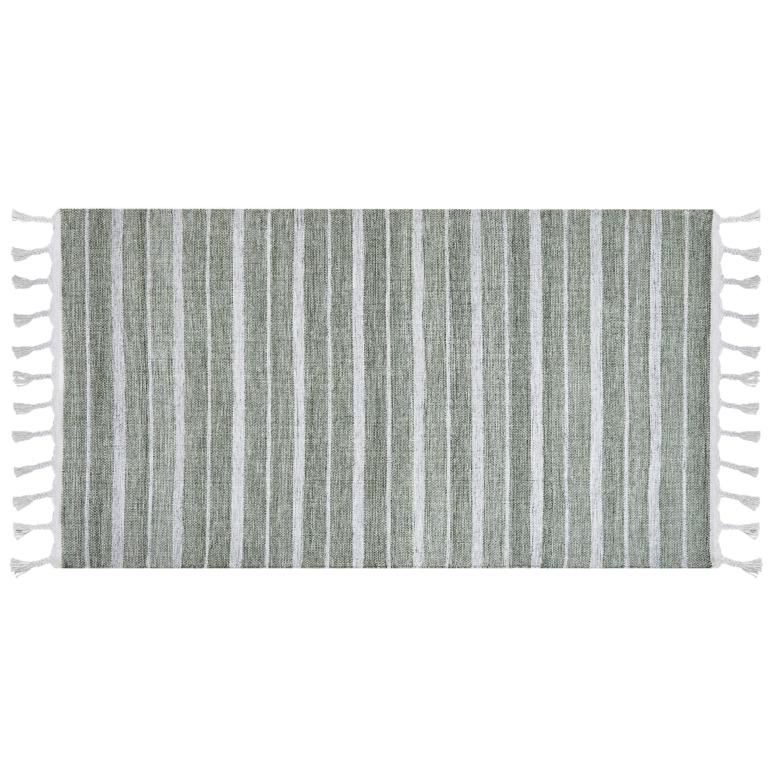 OUTDOOR-TEPPICH Bademli 150/80 cm - Grün, Kunststoff (80/150cm) - Beliani
