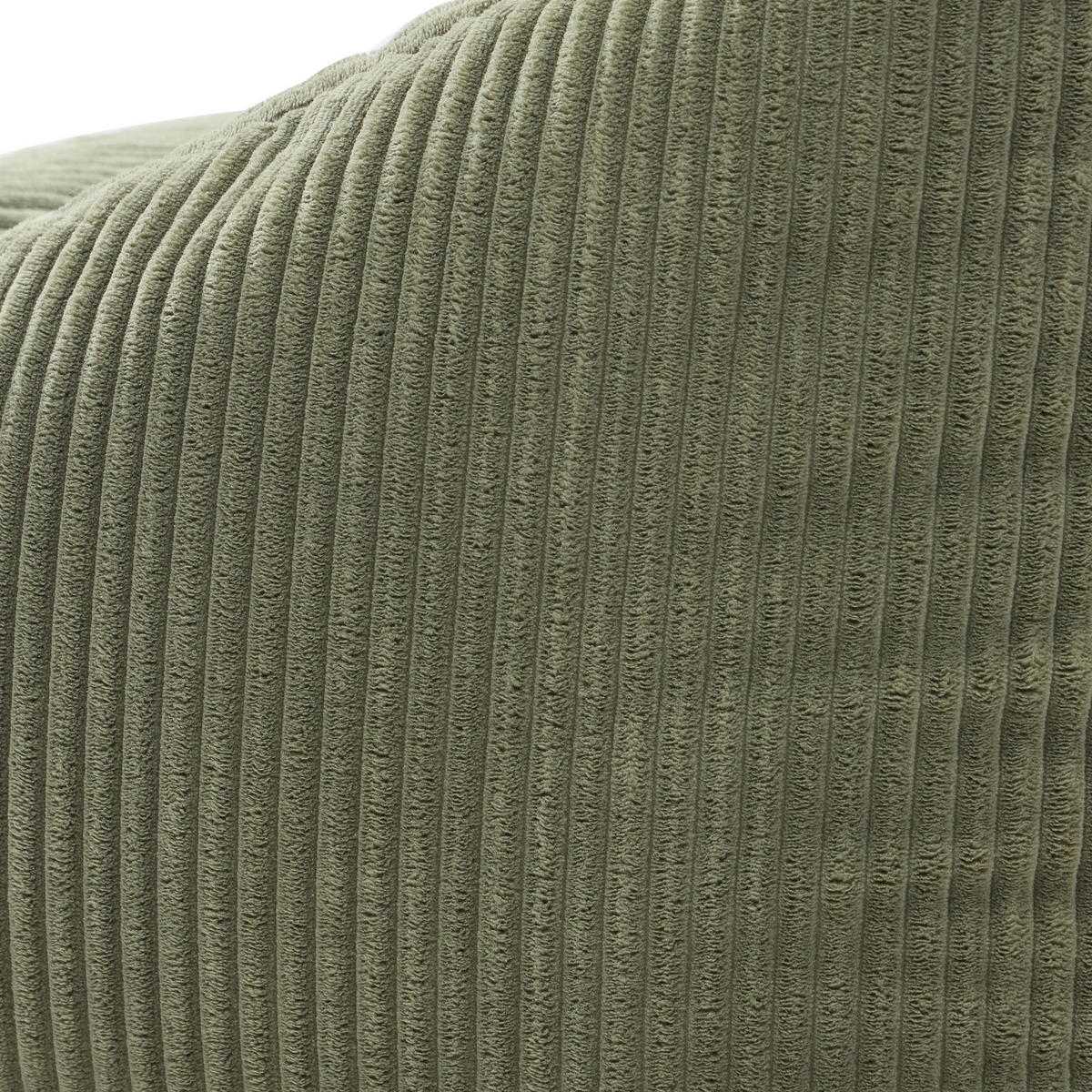 POUF kord Grün - Grün, Textil (55/44/55cm) - Nordlys