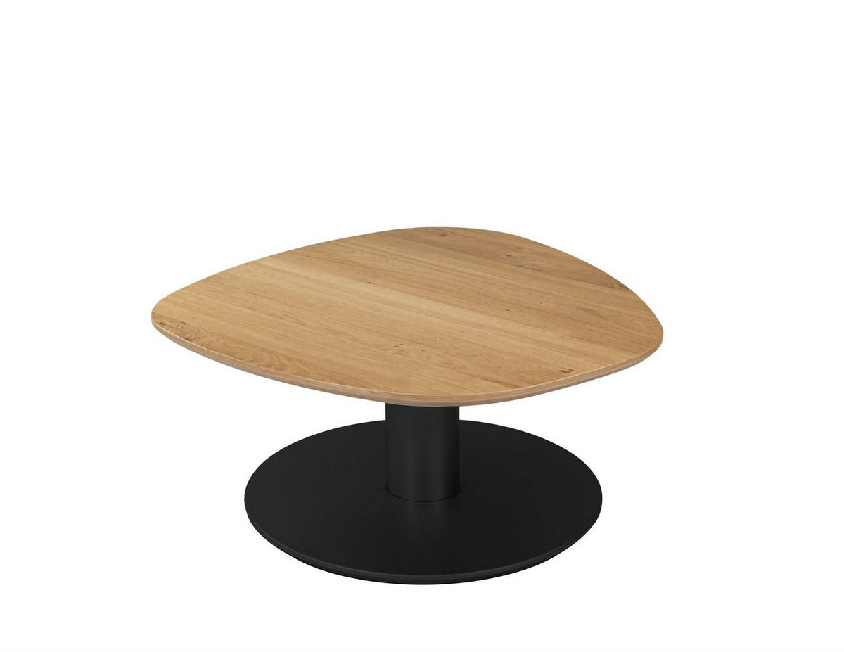 COUCHTISCH Celestina 80x80x39 höhenverstellbar Anthrazit/Wildeiche - Braun, Holz (80/80/39cm) - 58aufmkessel