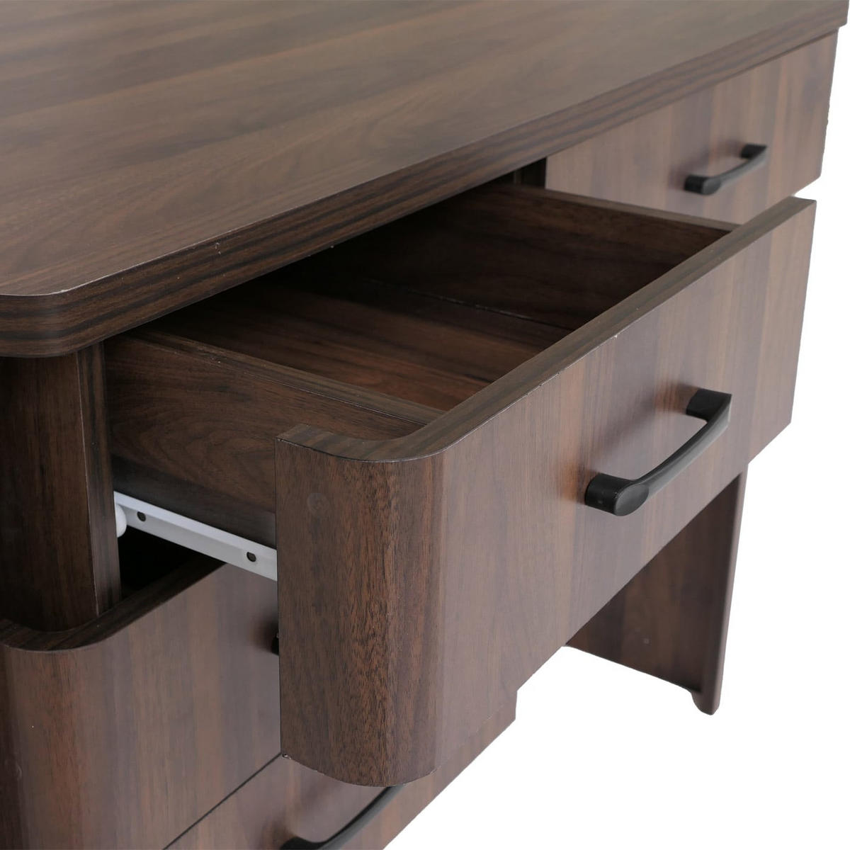 SCHREIBTISCH Walnuss Dekor - Walnussfarben, Holz (60/110/78cm) - MCW