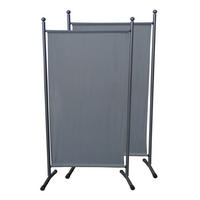 PARAVENT 2 Stück 1-tlg. 180x78 cm Grau - Grau, Metall (78/180cm) - QUICK STAR