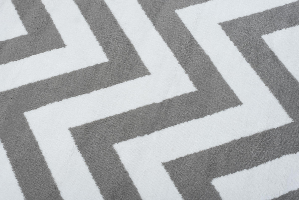 TEPPICH LUXURY Grau Geometrisch Streifen 300/400 cm - Grau, Textil (300/400cm) - Tapiso