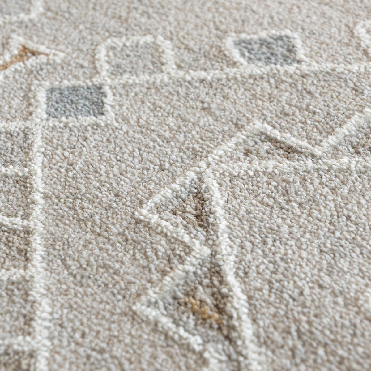 TEPPICH Beige Ethnisch, Geometrisch - Rechteckig Moderne - 250 x 350 cm - Ecru/Creme, Textil (250/350cm) - Mazovia